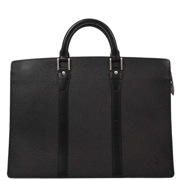 Louis Vuitton Black Taiga Lozan Briefcase Handbag - Picture 2 of 11